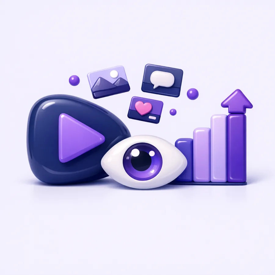Vues et temps de visionnage pour des vues Twitch Vues et temps de visionnage pour des vues Twitch