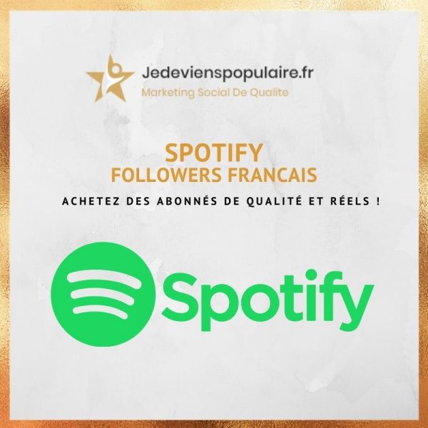 Acheter des followers Spotify français