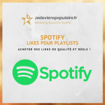 Acheter des likes pour Playlist Spotify