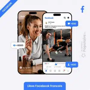 Acheter likes français Facebook reels et actifs boost algorithme