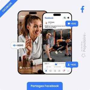 Acheter partages Facebook effet viral profils actifs