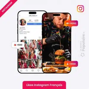 Acheter likes français Instagram reels et actifs boost algorithme