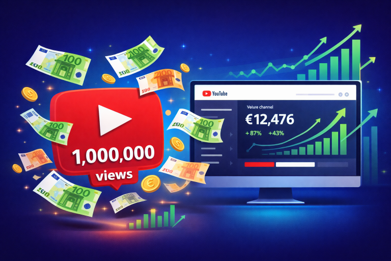 Combien Paye YouTube Pour 1 Million De Vues En 2026