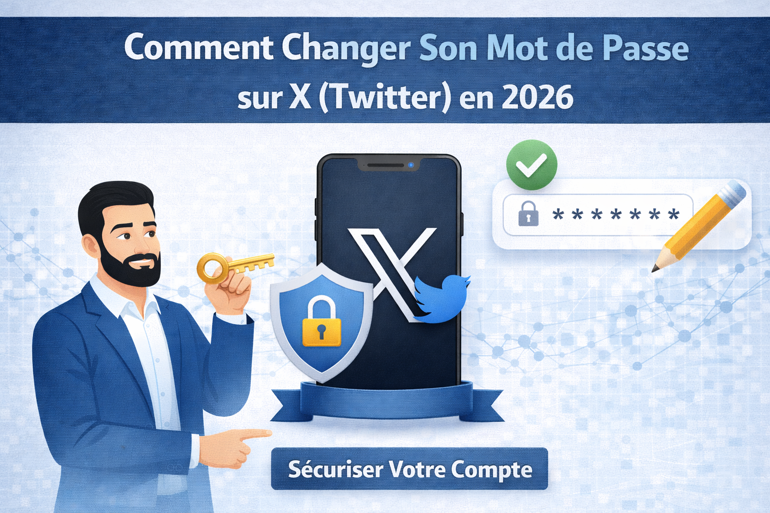 Changer de mot de passe sur X