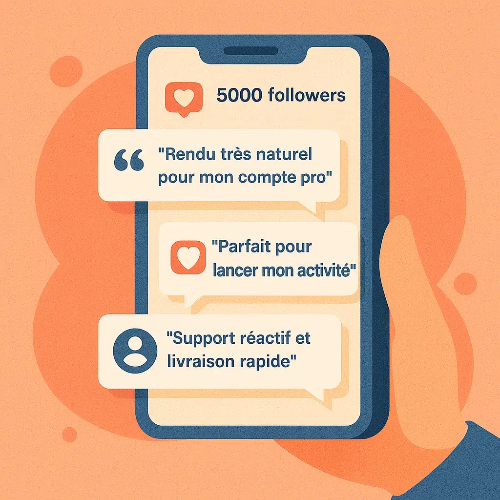 les avis de nos clients dans l'achat de followers instagram