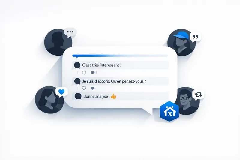 Engager sa communauté X : réponses, ratio likes/RT et conversations Engager sa communauté X : réponses, ratio likes/RT et conversations