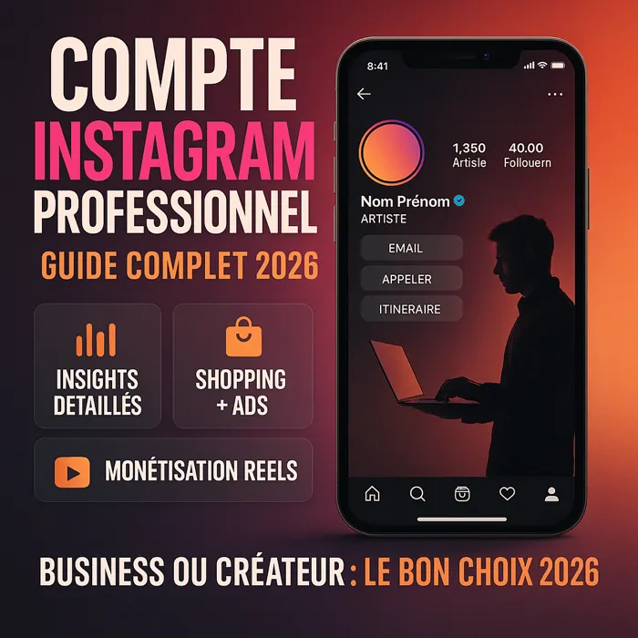 Comment créer un compte Instagram professionnel en 2026 : guide complet