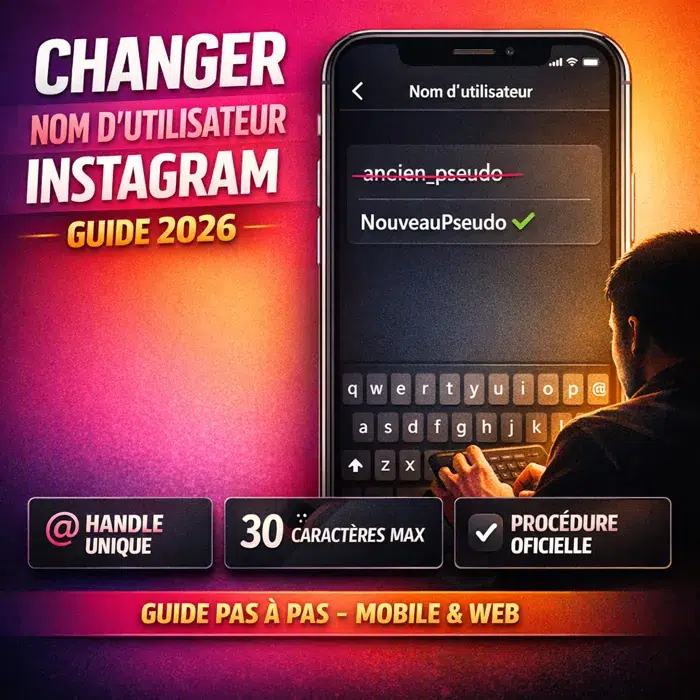 Comment changer son nom d'utilisateur Instagram en 2026 : guide complet