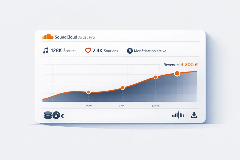 monétisation Artist Pro SoundCloud monétisation Artist Pro SoundCloud