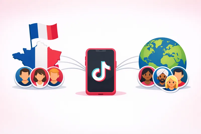 Followers TikTok français ciblés face aux profils internationaux Followers TikTok français ciblés face aux profils internationaux