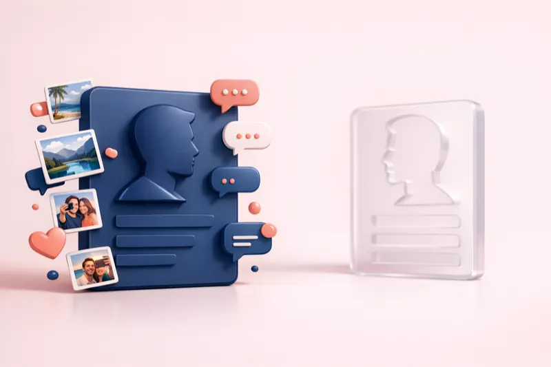 Faux abonnés Instagram : comment les reconnaître et les retirer 1 Faux abonné et vrai abonné Instagram côte à côte : les signaux qui les distinguent