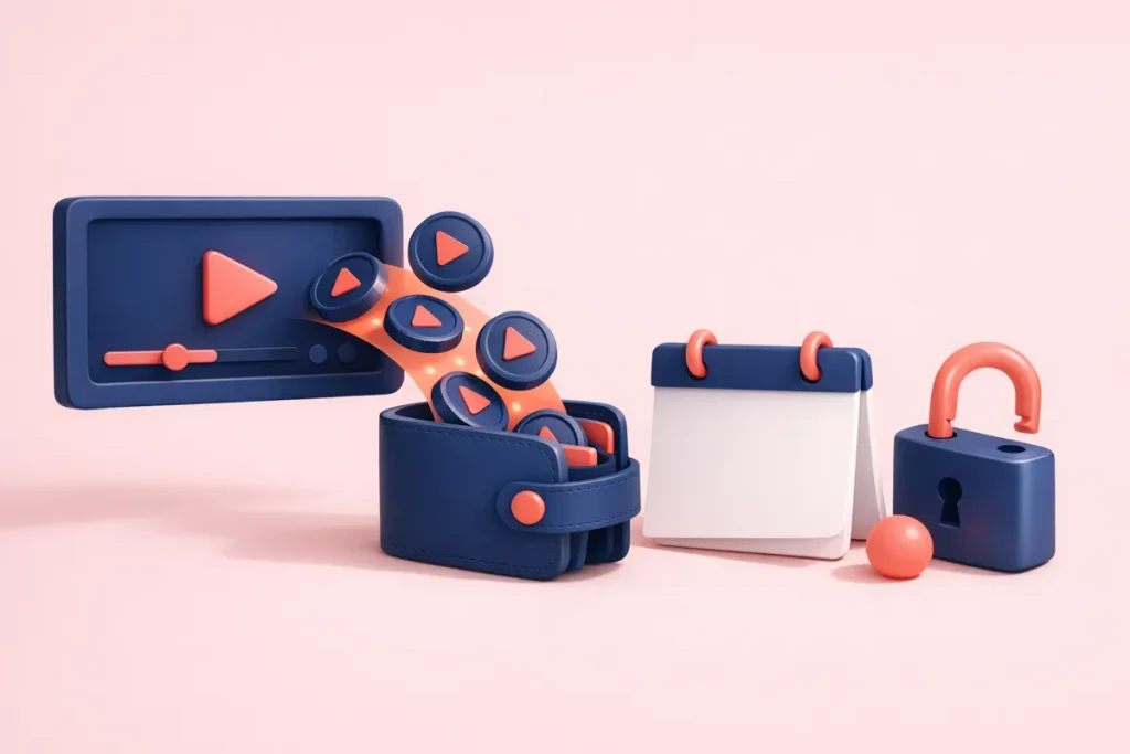 Gagner de l’argent sur YouTube selon les abonnés : des pièces qui passent d’un écran vidéo à un portefeuille
